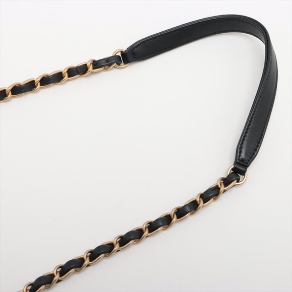 SOLD OUT ❌Chanel Matelasse Lambskin Chain shoulder bag Black Gold Metal fittings - Picture 7 of 11